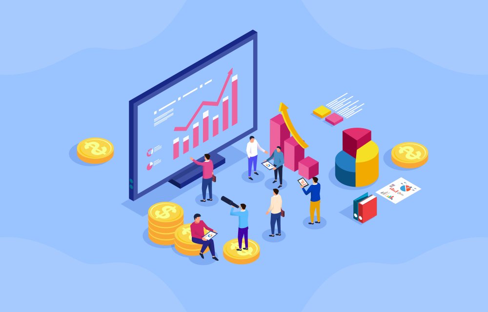 Product launch illustration