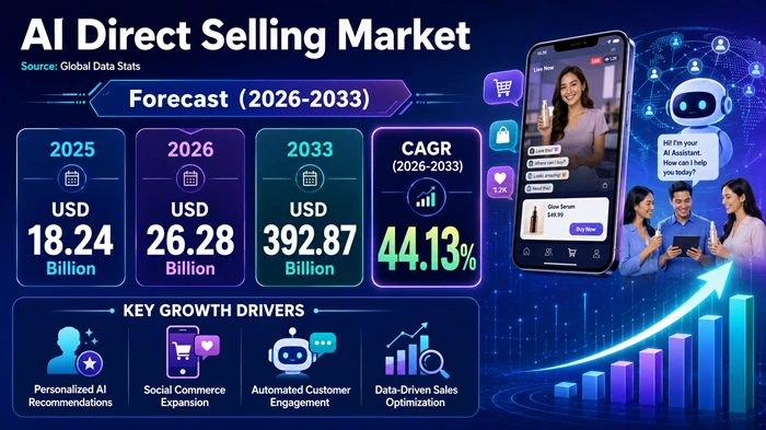 AI Direct Selling Market Size to Hit USD 392.87 Billion by 2033