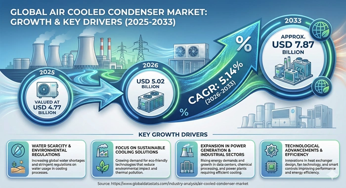 Air Cooled Condenser Market Size to Hit USD 7.87 Billion by 2033
