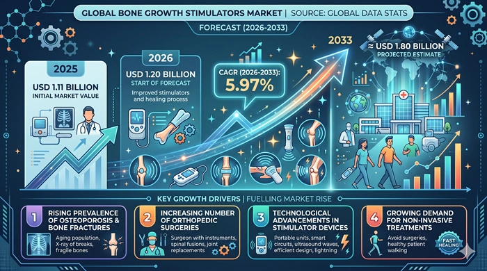 Bone Growth Stimulators Market Size to Hit USD 1.80 Billion by 2033