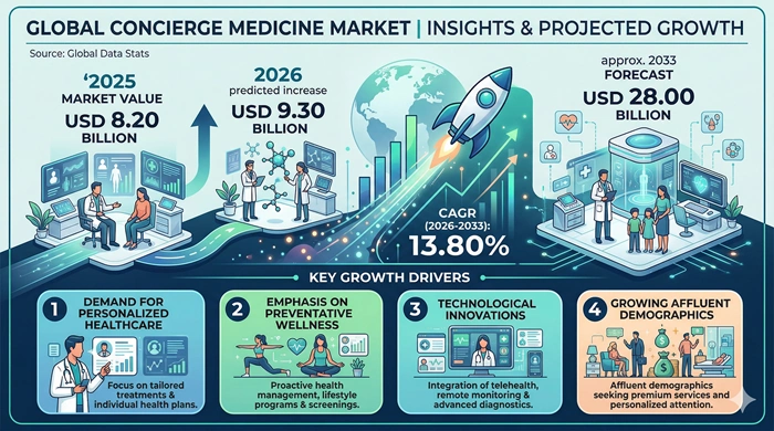 Concierge Medicine Market Size to Hit USD 28.00 Billion by 2033