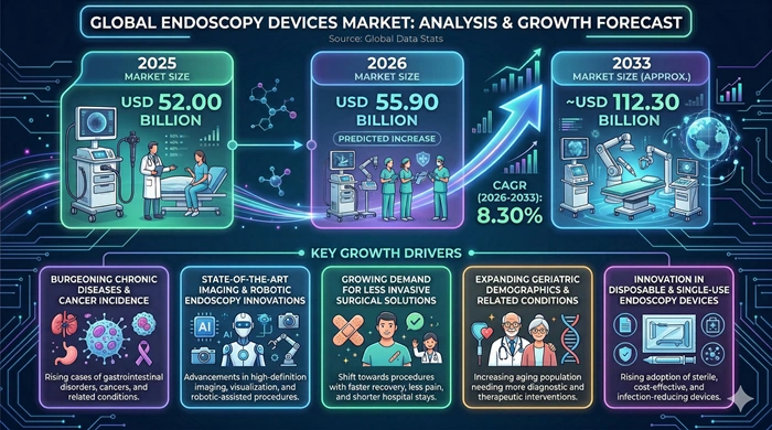 Endoscopy Devices Market Size to Hit USD 112.30 Billion by 2033