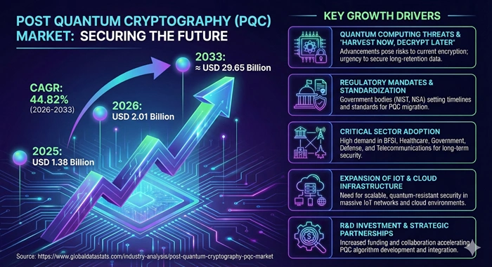 Post Quantum Cryptography Market Size to Hit USD 29.65 Billion by 2033 Post Quantum Cryptography Market Size to Hit USD 29.65 Billion by 2033